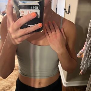 Cropped athletic top